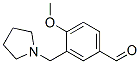 4-Methoxy-3-(pyrrolidin-1-ylmethyl)benzaldehyde Structure,128501-84-8Structure