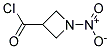 3-Azetidinecarbonyl chloride, 1-nitro-(9ci) Structure,128534-31-6Structure