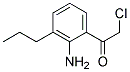 Ethanone, 1-(2-amino-3-propylphenyl)-2-chloro-(9ci) Structure,128600-54-4Structure