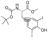 N-[(1,1-dimethylethoxy)carbonyl]-3,5-diiodo-l-tyrosine methyl ester Structure,128781-80-6Structure