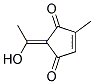 4-Cyclopentene-1,3-dione, 2-(1-hydroxyethylidene)-4-methyl-, (z)-(9ci) Structure,128886-99-7Structure