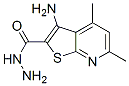 3-Amino-4,6-dimethylthieno[2,3-b]pyridine-2-carbohydrazide Structure,128918-28-5Structure