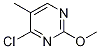 4-Chloro-2-methoxy-5-methyl-pyrimidine Structure,1289385-41-6Structure