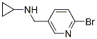 (6-Bromo-pyridin-3-ylmethyl)-cyclopropyl-amine Structure,1289387-50-3Structure