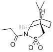 1-((3aR,6S,7aS)-8,8-二甲基-2,2-二氧化物六氫-1H-3a,6-甲烷苯并[c]異噻唑-1-基)丙烷-1-酮結(jié)構(gòu)式_128947-19-3結(jié)構(gòu)式