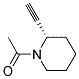 Piperidine,1-acetyl-2-ethynyl-,(s)- Structure,128960-04-3Structure