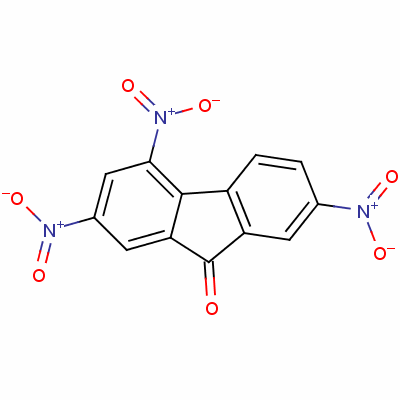 2,4,7-三硝基-9-芴酮結(jié)構(gòu)式_129-79-3結(jié)構(gòu)式