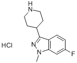 1H-Indazole, 6-fluoro-1-methyl-3-(4-piperidinyl)-, hydrochloride Structure,129014-50-2Structure