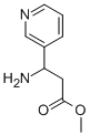 3-Pyridinepropanoic acid, β-amino-, methyl ester Structure,129042-89-3Structure