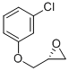 (R)-2-((3-chlorophenoxy)methyl)oxirane Structure,129098-54-0Structure