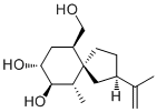 [5R-[5ALPHA(R*),6BETA,7ALPHA,8BETA,10ALPHA]]-10-(羥基甲基)-6-甲基-2-(1-甲基乙烯基)-螺[4.5]癸烷-7,8-二醇結(jié)構(gòu)式_129214-59-1結(jié)構(gòu)式