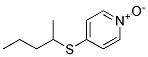 Pyridine, 4-[(1-methylbutyl)thio]-, 1-oxide (9ci) Structure,129598-83-0Structure