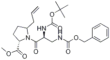 (2S)-5-烯丙基-1-((s)-3-(((芐氧基)羰基)氨基)-2-((叔丁氧基羰基)氨基)丙?；?吡咯烷-2-羧酸甲酯結(jié)構(gòu)式_1296138-82-3結(jié)構(gòu)式