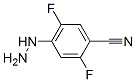 2,5-Difluoro-4-(hydrazino)-benzonitrile Structure,129946-63-0Structure