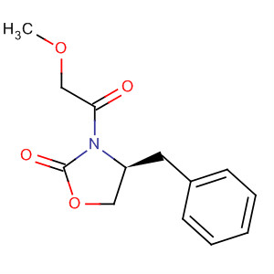 2-Oxazolidinone, 3-(2-methoxyacetyl)-4-(phenylmethyl)-, (4s)- Structure,129952-14-3Structure