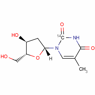 Thymidine-2-14c Structure,13010-45-2Structure