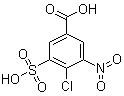 4-Chlor-3-nitro-5-sulfobenzoesure Structure,130262-91-8Structure