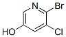 3-Pyridinol, 6-bromo-5-chloro- Structure,130284-56-9Structure