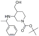 1-Boc-3-(1-phenylethylamino)-4-piperidinemethanol Structure,1305320-69-7Structure