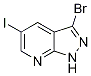 3-Bromo-5-iodo-1h-pyrazolo[3,4-b]pyridine Structure,1305324-61-1Structure