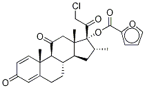 (16alpha)-21-氯-17-[(2-呋喃基羰基)氧基]-16-甲基-孕甾-1,4-二烯-3,11,20-三酮結構式_1305334-31-9結構式