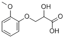 2-Hydroxy-3-(2-methoxyphenoxy)propanoic acid Structure,13057-65-3Structure