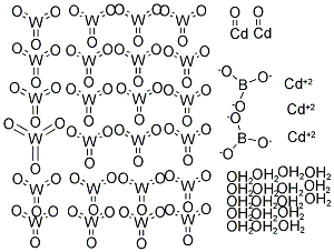 Cadmium borotungstate Structure,1306-26-9Structure