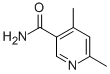 4,6-Dimethylpyridine-3-carboxamide Structure,13061-58-0Structure