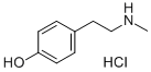 N-methyltyramine hydrochloride Structure,13062-76-5Structure