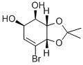 [3As-(3aα,4α,5α,7aα)]-7-溴-3a,4,5,7a-四氫-2,2-二甲基-1,3-苯并二氧代-4,5-二醇結(jié)構(gòu)式_130669-72-6結(jié)構(gòu)式