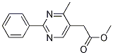 (4-Methyl-2-phenylpyrimidin-5-yl)-acetic acid methyl ester Structure,130670-12-1Structure