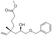 (5R,7r)-8-benzyloxy-7-hydroxy-5-methyl-5-vinyl-octanoic acid methyl ester Structure,130675-13-7Structure