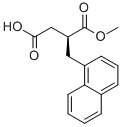 (S)-2-(1-萘甲基)琥珀酸-1-甲酯結(jié)構(gòu)式_130693-96-8結(jié)構(gòu)式