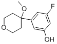 4-(5-Fluoro-3-hydroxyphenyl)-4-methoxy-3,4,5,6-tetrahydro-2h-pyran Structure,130723-09-0Structure