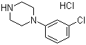 1-(3-Chlorophenyl)piperazine hydrochloride Structure,13078-15-4Structure