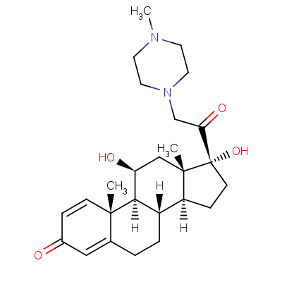 馬潑尼酮結(jié)構(gòu)式_13085-08-0結(jié)構(gòu)式