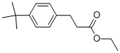 3-(4-(叔丁基)苯基)丙酸乙酯結(jié)構(gòu)式_130872-28-5結(jié)構(gòu)式