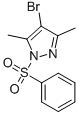 1-Benzenesulfonyl-4-bromo-3,5-dimethyl-1h-pyrazole Structure,130874-32-7Structure