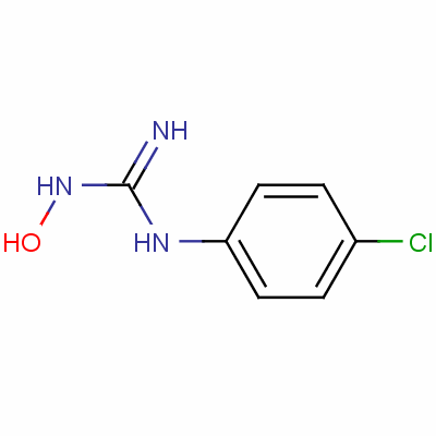 (E)-1-(4-chlorophenyl)-2-hydroxyguanidine Structure,130974-86-6Structure