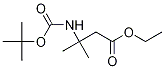 Ethyl 3-(tert-butoxycarbonylamino)-3-methylbutanoate Structure,130985-42-1Structure