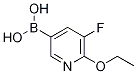 (6-Ethoxy-5-fluoropyridin-3-yl)boronicacid Structure,1309982-57-7Structure