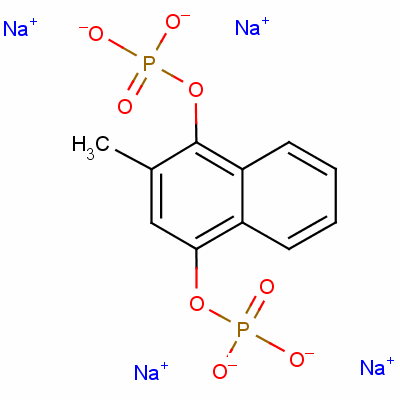 Menadiol sodium diphosphate Structure,131-13-5Structure