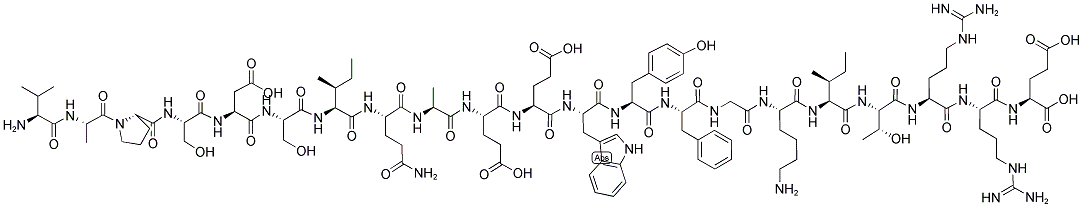 VAL-ALA-PRO-SER-ASP-SER-ILE-GLN-ALA-GLU-GLU-TRP-TYR-PHE-GLY-LYS-ILE-THR-ARG-ARG-GLU結(jié)構(gòu)式_131023-24-0結(jié)構(gòu)式