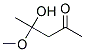 2-Pentanone, 4-hydroxy-4-methoxy-(9ci) Structure,131023-29-5Structure