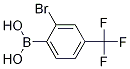 2-Bromo-4-(trifluoromethyl)phenylboronic acid Structure,1310383-25-5Structure