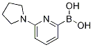 (6-(Pyrrolidin-1-yl)pyridin-2-yl)boronic acid Structure,1310404-18-2Structure