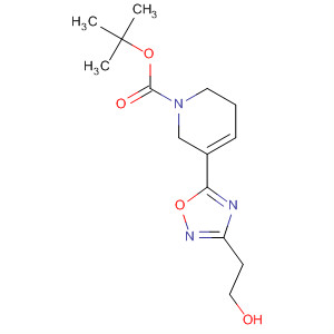 Tert-butyl 3-(3-(2-hydroxyethyl)-1,2,4-oxadiazol-5-yl)-5,6-dihydropyridine-1(2h)-carboxylate Structure,131041-91-3Structure