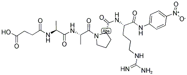 SUC-ALA-ALA-PRO-ARG-PNA結(jié)構(gòu)式_131068-47-8結(jié)構(gòu)式