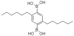 2,5-Bis(hexyl)-1,4-benzenebis(boronic acid) Structure,131117-66-3Structure