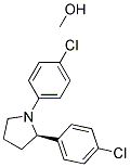 Bis(p-chlorophenyl)-(2r)pyrrolidine methanol Structure,131180-49-9Structure